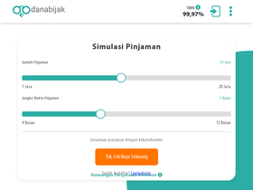 'danabijak.com' screenshot