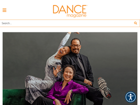 'dancemagazine.com' screenshot