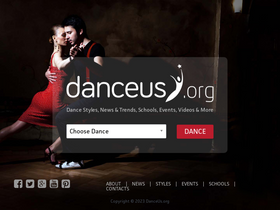 'danceus.org' screenshot