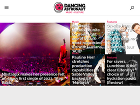 'dancingastronaut.com' screenshot