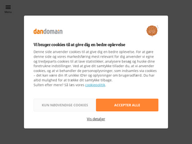 'dandomain.dk' screenshot