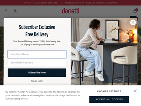 'danetti.com' screenshot