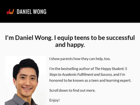 'daniel-wong.com' screenshot