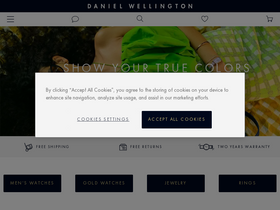 'danielwellington.com' screenshot