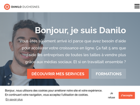 'daniloduchesnes.com' screenshot