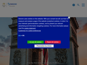 'danone.com' screenshot