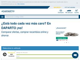 'daparto.es' screenshot