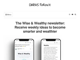 'dariusforoux.com' screenshot