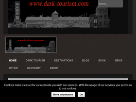 'dark-tourism.com' screenshot