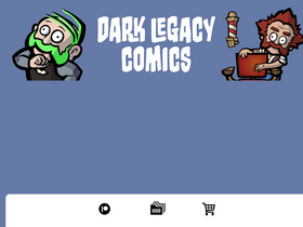'darklegacycomics.com' screenshot