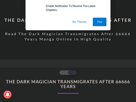 'darkmagiciantransmigrate.com' screenshot