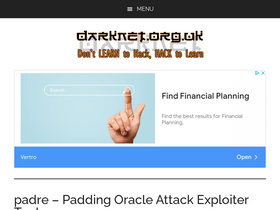 'darknet.org.uk' screenshot