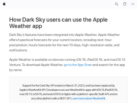 'darksky.net' screenshot
