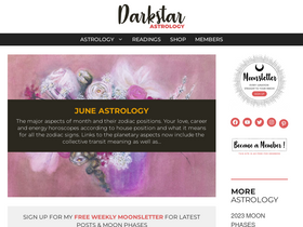 'darkstarastrology.com' screenshot