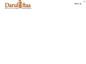 'daruliftaa.com' screenshot
