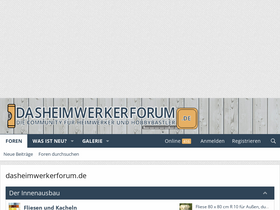 'dasheimwerkerforum.de' screenshot