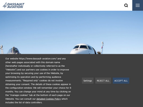 'dassault-aviation.com' screenshot