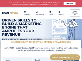 'datadrivenu.com' screenshot