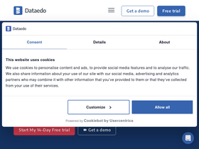 'dataedo.com' screenshot