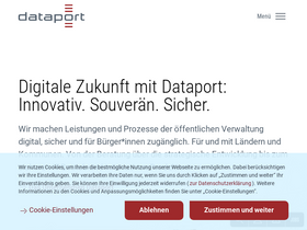 'dataport.de' screenshot