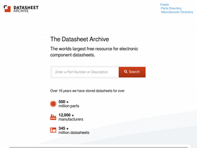 'datasheetarchive.com' screenshot