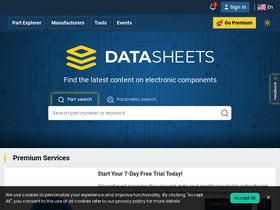 'datasheets.com' screenshot