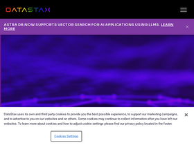'datastax.com' screenshot