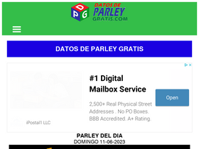 'datosdeparleygratis.com' screenshot