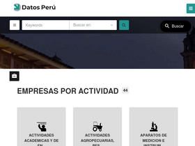 'datosperu.org' screenshot