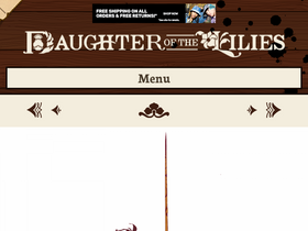 'daughterofthelilies.com' screenshot