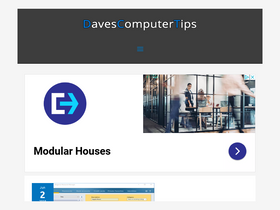 'davescomputertips.com' screenshot