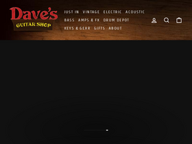 'davesguitar.com' screenshot