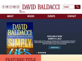 'davidbaldacci.com' screenshot