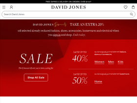 'davidjones.com' screenshot