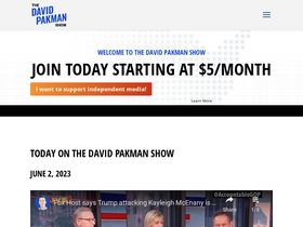 'davidpakman.com' screenshot
