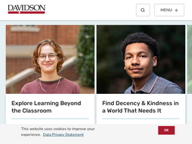 'davidson.edu' screenshot
