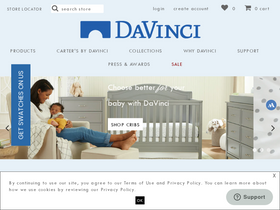 'davincibaby.com' screenshot