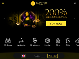 'davincisgold.com' screenshot