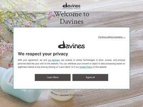 'davines.com' screenshot