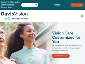 'davisvision.com' screenshot