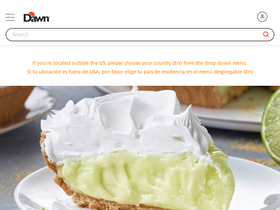 'dawnfoods.com' screenshot