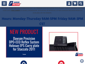'dawsonprecision.com' screenshot