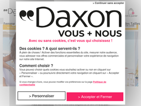 'daxon.fr' screenshot