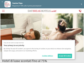 'daybreakhotels.com' screenshot