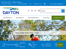 'daytonohio.gov' screenshot