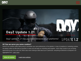 'dayz.com' screenshot