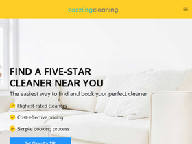 'dazzlingcleaning.com' screenshot