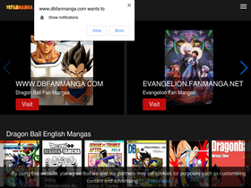 'dbfanmanga.com' screenshot