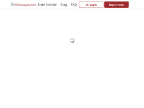 'dbildungscloud.de' screenshot