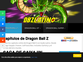 'dbzlatino.com' screenshot
